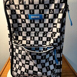 Fortnite Multiplier 17.5" Upright Roller Softside Carry-on Luggage - Black/White